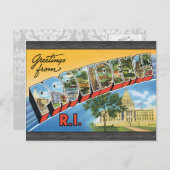 摂理の挨拶R.I.ヴィンテージ ポストカード (正面/裏面)