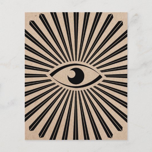 摂理の目、サイキ読ックの価格表 チラシ (裏面)