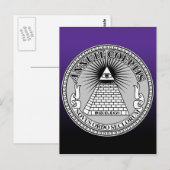 摂理の目 ポストカード (正面/裏面)