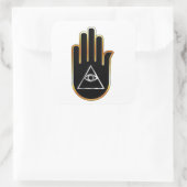 摂理の目 – 宗教的なシンボル スクエアシール (バッグ)