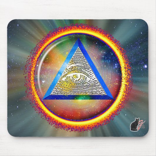 摂理レンズ マウスパッド (正面)