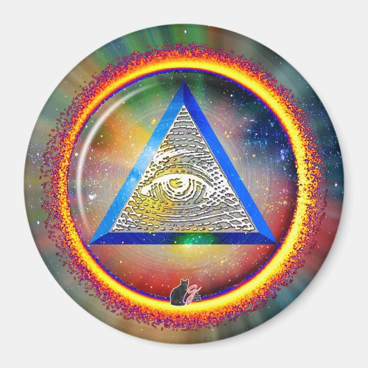 摂理レンズ マグネット (正面)