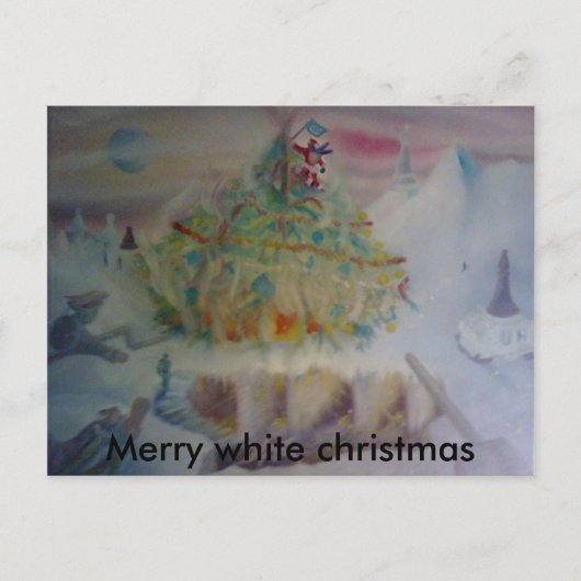 摂関政治のクリスマス。 シーズンポストカード (正面)