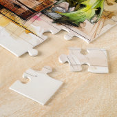 摘まれたてのアスターの花芸 ジグソーパズル (側面)