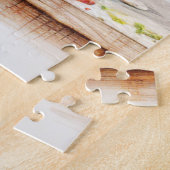 摘まれたてのチューリップ花 ジグソーパズル (側面)