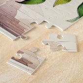 摘まれたてのチューリップ花 ジグソーパズル (側面)