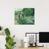 摘み花 – オーガストルノアールファインアートポスター ポスター (ホームオフィス)