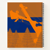 摩擦クレーンのオペレータ紅葉ファンタジーアート ノートブック (裏面)