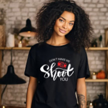 撃たないでTシャツ