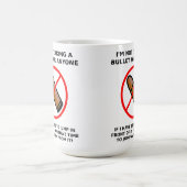 撃たれないよ Funny Mug コーヒーマグカップ (中央)