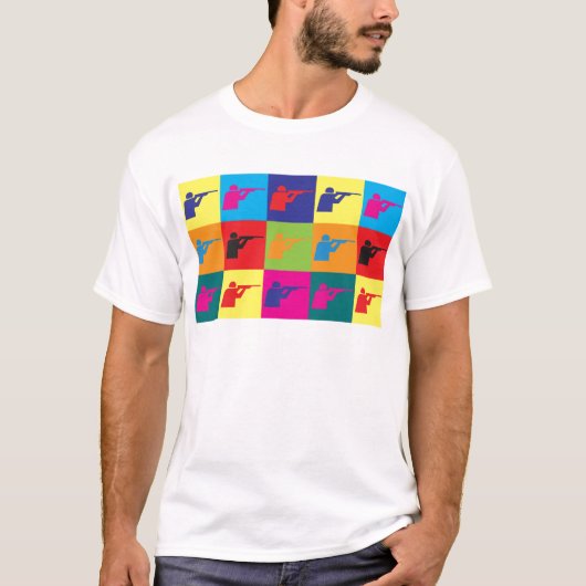 撃つポップアート Tシャツ (正面)