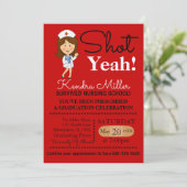 撃てよ!看護学校卒業招待状 招待状 (スタンド正面)