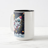 撃て！ ツートーンマグカップ (正面左)