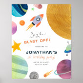 撃て!ロケットトリップザのまわりにサンボーイ誕生日 ポスター (正面)