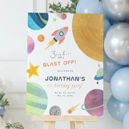 撃て！ロケットトリップザのまわりにサンボーイ誕生日 ポスター