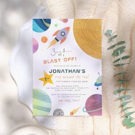 撃て！ロケットトリップザのまわりにサンボーイ誕生日 招待状