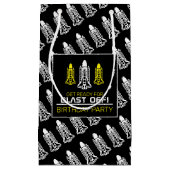 撃て！宇宙シャトル、誕生日 スモールペーパーバッグ (正面)