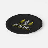 撃て！宇宙シャトル、誕生日 ペーパープレート (アングル)