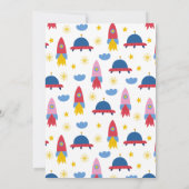 撃て!宇宙ロケットボーイ誕生日 招待状 (裏面)