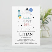 撃て!宇宙ロケット船誕生日 招待状 (スタンド正面)