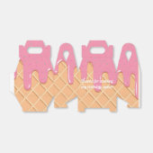 撒き氷付きアイスクリームコーンおもしろい フェイバーボックス (折り畳みなし)