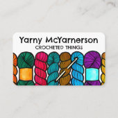 撚りカラフル糸ハナの針金切り針 名刺 (正面)