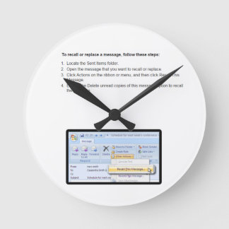 撤回 ラウンド壁時計