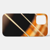 撥ねた振動型アコースティックギター弦 Case-Mate iPhoneケース (裏面 (横))