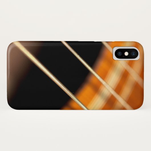 撥ねた振動型アコースティックギター弦 Case-Mate iPhoneケース (裏面(横))