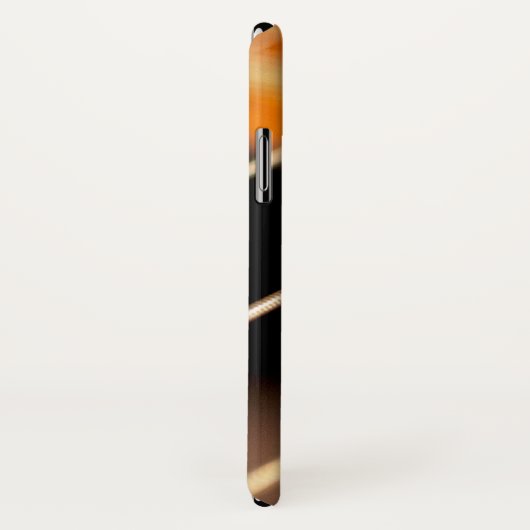 撥ねた振動型アコースティックギター弦 Case-Mate iPhoneケース (裏面/右)