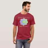 播くために行く前のフラワーチャイルド Tシャツ (正面フル)