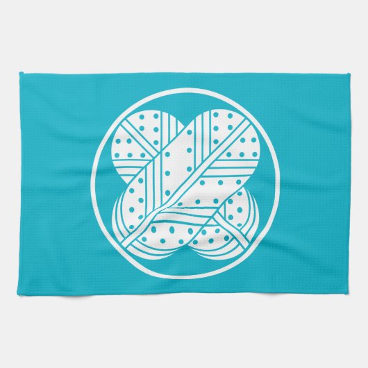 播磨浅野鷹の羽 キッチンタオル (横)