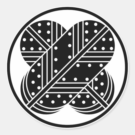 播磨浅野鷹の羽 ラウンドシール (正面)