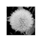 播種タンポポ花ウッドアートスタンプ ラバースタンプ (インプリント)