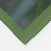 播種タンポポ花フリースブランケット フリースブランケット (角)