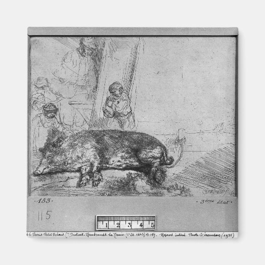 播種， 1643 マグネット (正面)