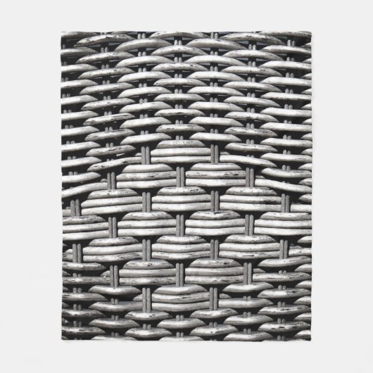 撮影された三つ編み、抽象芸術と興味深い灰色 フリースブランケット (正面)