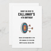 撮影オンオーバー誕生日招待状 招待状 (正面/裏面)