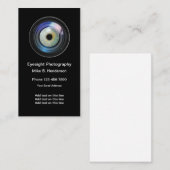 撮影カユニークメラレンズテーマ 名刺 (正面/裏面)