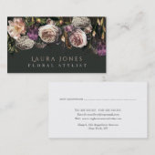 撮影フローラヘアフラワーフローリスト 予約カード (正面/裏面)