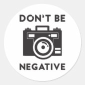 撮影レンズ撮影カメラ贈答アイディア ラウンドシール (正面)