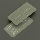 撮影写真家セージモダンュ 名刺