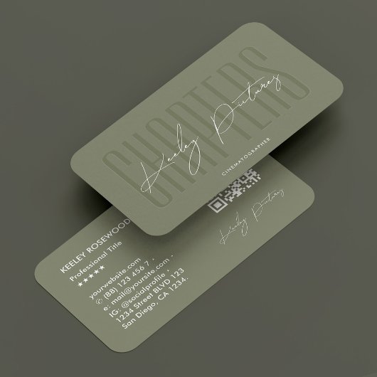 撮影写真家セージモダンュ 名刺