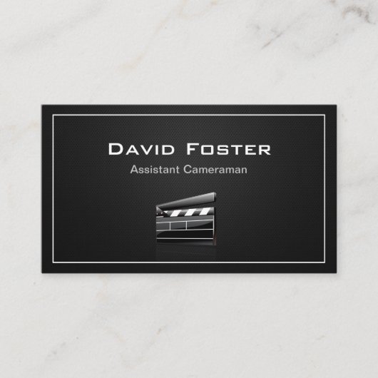 撮影助手カメラマン監督 名刺 (正面)