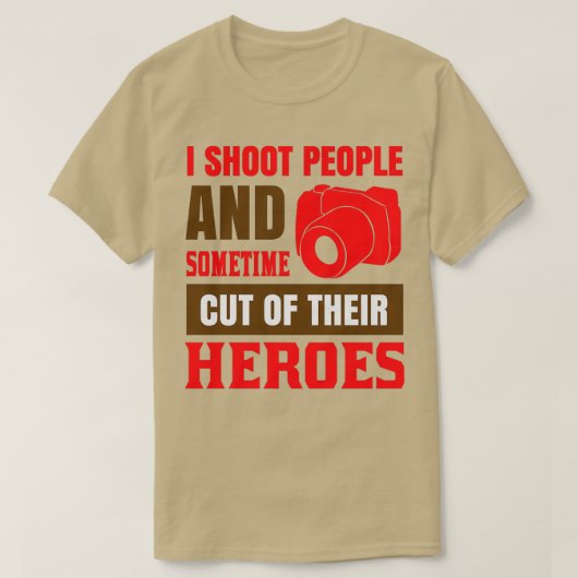 撮影引用文I撮影する人 Tシャツ (デザイン正面)