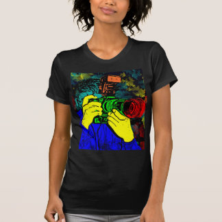 撮影技師3D ChromaDepth Tシャツ