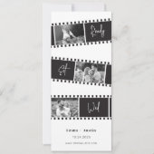 撮影準備結婚済みフィルム日付の保存 招待状 (正面)
