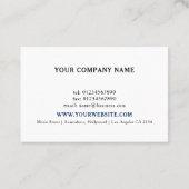 撮影監督写真家ユーロ 名刺 (裏面)