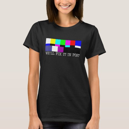 撮影者おもしろいのPunポスト・フィルムで修正する Tシャツ (正面)