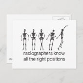 撮影者は正しい位置をすべて知っている ポストカード (正面/裏面)